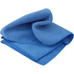 Produktbild für Microfasertuch Vileda r-MicroTuff Plus blau 38x38 cm