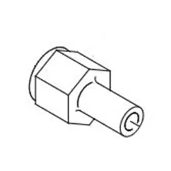 Produktbild für Kränzle Ersatzteile 42585 Anschlußmuffe R3/8IG