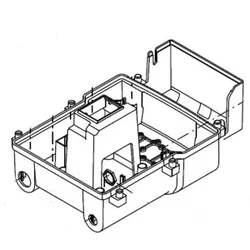 Produktbild für Kränzle Ersatzteile 46012 Schaltkastenunterteil
