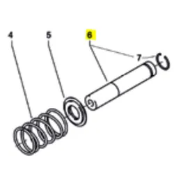Produktbild für Kränzle Ersatzteile 42908 Plunger 15 mm für AP-Pumpe