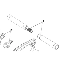 Produktbild für Gehäuseteile Nilfisk 2 Handgriff