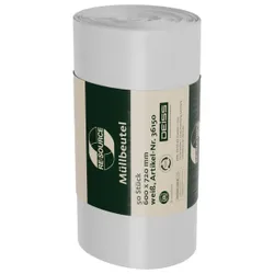 Produktbild für Müllbeutel Deiss RESOURCE Weiß 60 L 50 Stück/Rolle