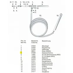 Produktbild für Kränzle Ersatzteile 27006 Düsenaufnahme