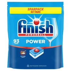 Produktbild für Spülmaschinentabs finish Powerball fresh 93 Stück Softpack