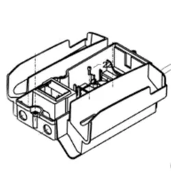 Produktbild für Kränzle Ersatzteile 49004 Schaltkasten blau für K 1152 TST