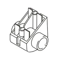 Produktbild für Kränzle Ersatzteile 44515 Lagerklotz links für K 1150 T