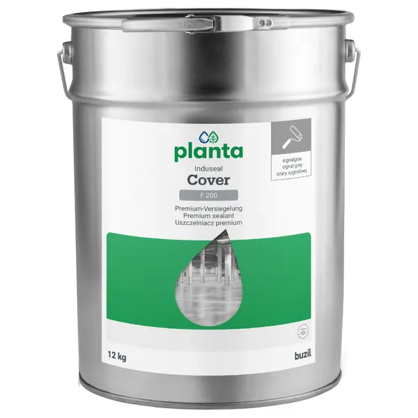 Bodenbeschichtung Buzil F200 Induseal Cover 12 kg Premium Versiegelungs- und Beschichtungsharz, grau F200-0012
