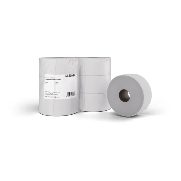 Toilettenpapier Großrolle CWS Clear+ Maxi Jumbo 2-lagig weiß 6 Rollen/Paket, 2-lagig, 380 m, EU Ecolabel zertifiziert 1701526