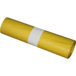 Produktbild für Müllbeutel gelb 70 L 18 my (Typ 20), 50 Stück/Rolle