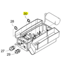 Produktbild für Kränzle Ersatzteile 44521 Gegenmutter MS PG11 DIN 46320