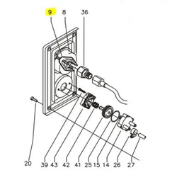 Produktbild für Kränzle Ersatzteile 44049 Klemmbügel für Fronteinbau