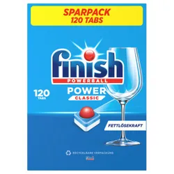 Produktbild für Spülmaschinentabs finish Power Classic 120 Tabs Sparpack