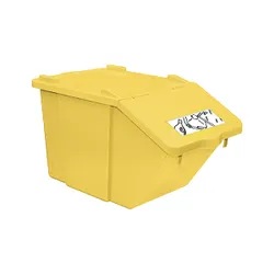 Produktbild für Mülleimer NordSüd Oekonom Abfallbehälter mit Deckel 45 L gel