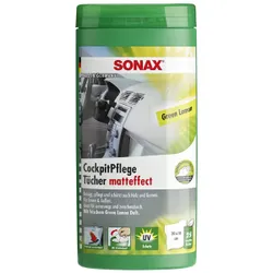 Produktbild für Cockpitpflege SONAX Matteffect Green Lemon 25 Stück