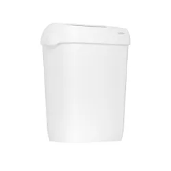 Produktbild für Sanitärbehälter CWS Clear+ Abfallbehälter 23 L weiß