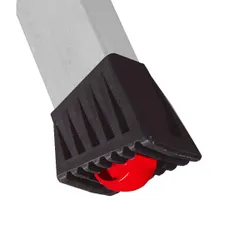 Produktbild für Krause Leiterfüße Fußkappe und Rollset für Rolly 2 Stufen