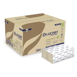 Produktbild für Papierhandtuch Lucart EcoNatural Z 22.5 x 24 cm Z-Falz