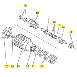 Produktbild für Kränzle Ersatzteile Steuerkolben komplett mit Handrad