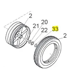 Produktbild für Kränzle Ersatzteile 51048 Stützscheibe