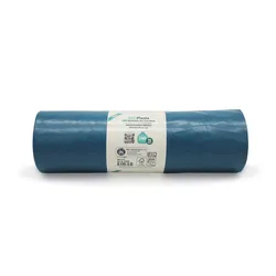 Produktbild für Müllsäcke EcoPlasta blau 240 L 60 my (Typ 80) 10 Stück/Rolle