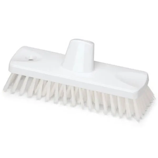 Spazzatrice Igienica N&ouml;lle HACCP, Plastica Bianca, Larghezza 22 Cm, Senza Labbro. Con Foro Sospensione, Resistente Fino A 134&deg;C. Prodotta In Germania.