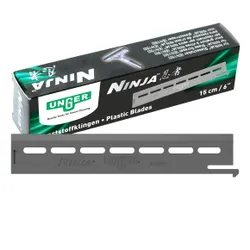 Produktbild für Glasschaber Unger Ninja Glasschaberklingen Kunststoff 15 cm