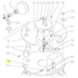 Produktbild für Kränzle Ersatzteile 44065 Innendeckel für Heizkammer