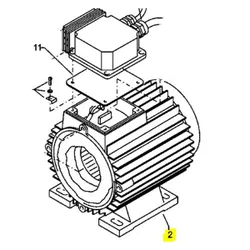 Produktbild für Kränzle Ersatzteile 23003 Stator f. Kränzle S-Motor BG90