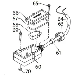 Produktbild für Kränzle Ersatzteile 413004 Druckschalter kpl.