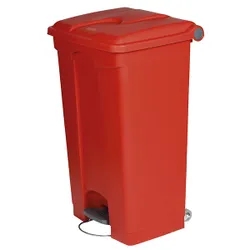 Produktbild für Treteimer Orgavente aus Kunststoff rot 90 L