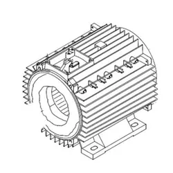 Produktbild für Kränzle Ersatzteile 434019 Stator für K185 400 V / 50 Hz