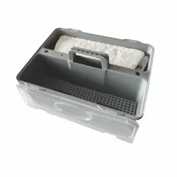 Produktbild für Mopbox Arcora X-LINE DUO mit Deckel und Bodensieb grau