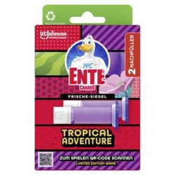 Produktbild für WC-Duftspüler WC Ente Frische Siegel 2x Tropical Adventure
