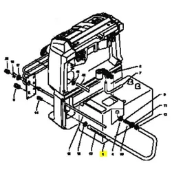 Produktbild für Kränzle Ersatzteile 448071 Elektrokasten schwarz