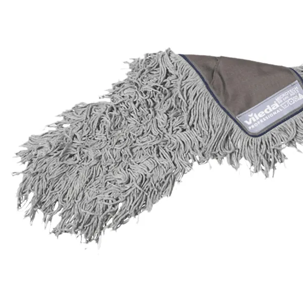 Wischmop Weiß/grau 50cm Microfaser – Mopbezüge  Produktbild-Vorschau 3