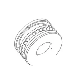 Produktbild für Kränzle Ersatzteile 40462 Axial-Rillenkugellager-Satz