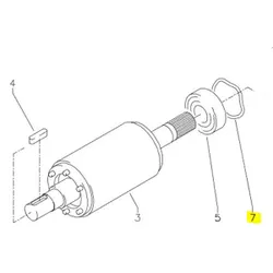 Produktbild für Kränzle Ersatzteile 43027 Federscheibe für Motorlager