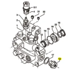 Produktbild für Kränzle Ersatzteile 44121 Verschlußstopfen 1/2 AG