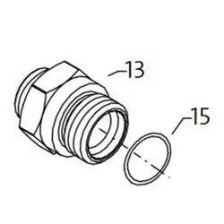 Produktbild für Kränzle Ersatzteile 49231 Ausgangsteil