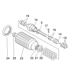 Produktbild für Kränzle Ersatzteile 141322 Steuerkolben kpl.