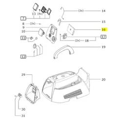 Produktbild für Kränzle Ersatzteile 453214 Steuerplatine Ventos 20/30