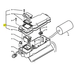 Produktbild für Kränzle Ersatzteile 445121 Deckel Schaltkasten