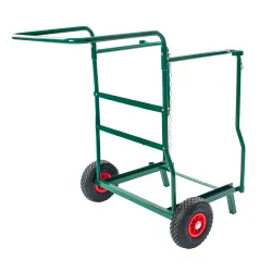 Produktbild für Mülltonnen Transportwagen Grün für 1 x 240 L Mülltonne