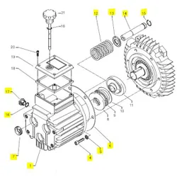 Produktbild für Kränzle Ersatzteile 404521 Ölgehäuse kpl. für AM-Pumpe