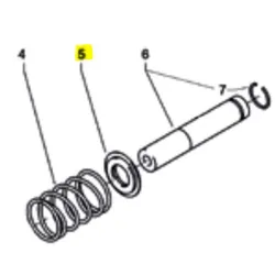 Produktbild für Kränzle Ersatzteile 41034 Federdruckscheibe 18 mm