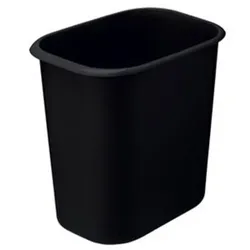 Produktbild für Papierkorb GRISU PLASTIC aus Kunststoff schwarz 14 L