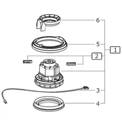 Produktbild für Kränzle Ersatzteile 453280 Turbine mit Motor