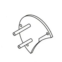 Produktbild für Kränzle Ersatzteile 42615 Grundplatte Bremse für Kränzle