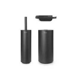 Produktbild für WC-Garnitur Brabantia MindSet grau Toilettenzubehör-Set