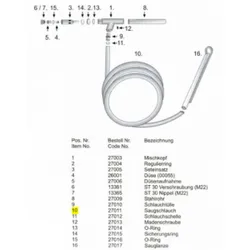 Produktbild für Kränzle Ersatzteile 27011 Saugschlauch
